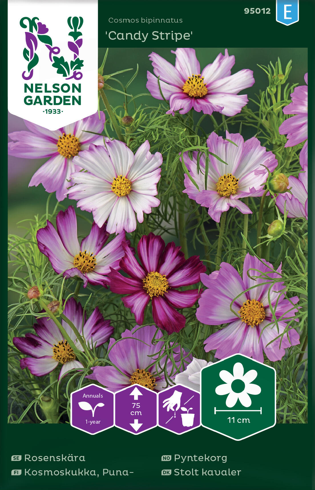 Pyntekorg 'Candy Stripe'